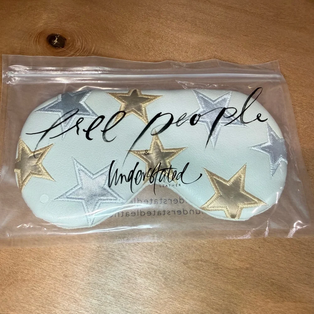 Free People Starry Eye Mask silver NWT
